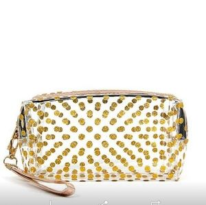 **BRAND NEW TRANSPARENT GLITTER POLKA DOT WRISTLET